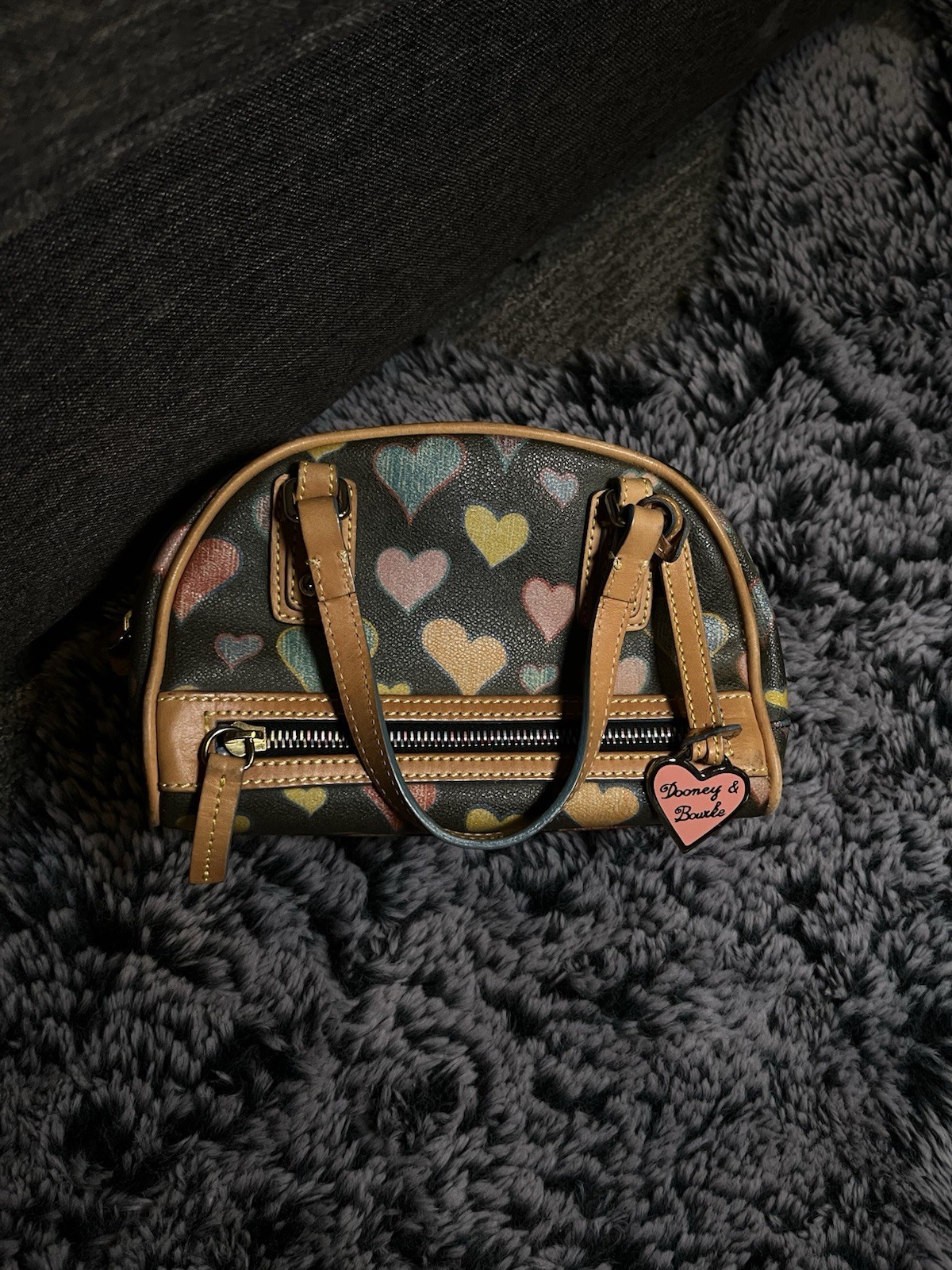 donna karan leather small bag