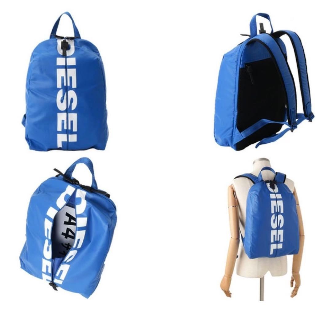 DIESEL Backpack Blue Waterproof Men’s Bag, 45cm x 30cm x 13cm, BNIB