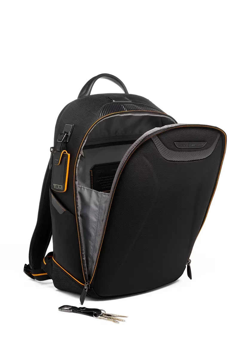 Authentic TUMI McLaren Velocity Backpack Black CX6 Carbon W/Tags $1,195 Retail