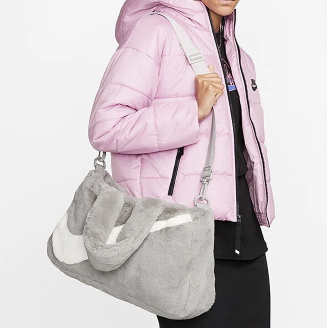 Nike Women’s NSW FX FUR Tote DQ5804-012 Ladies Light Grey