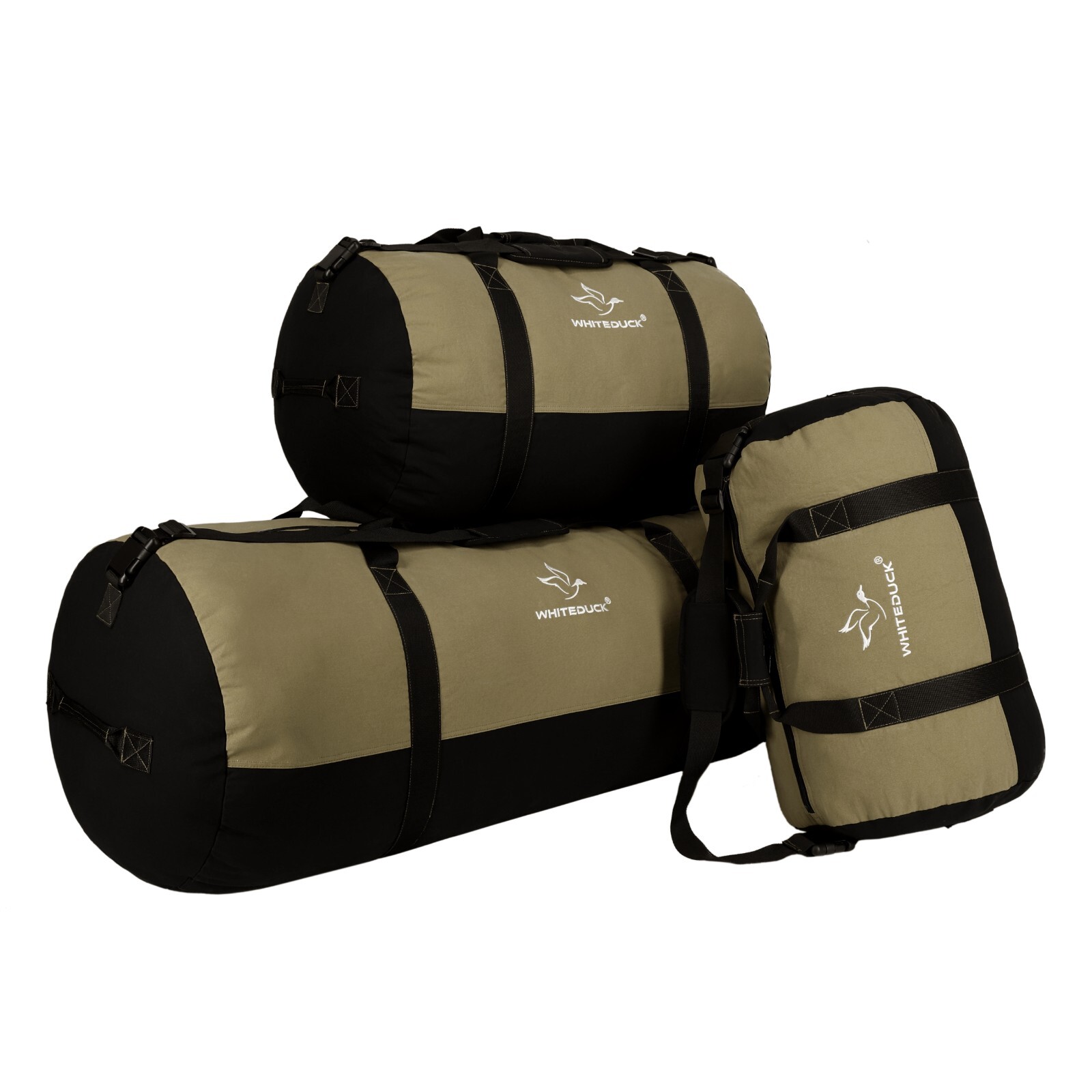 WHITEDUCK FILIOS Heavy Duty Duffel Bag | 100% Cotton Canvas with Full Length Zip