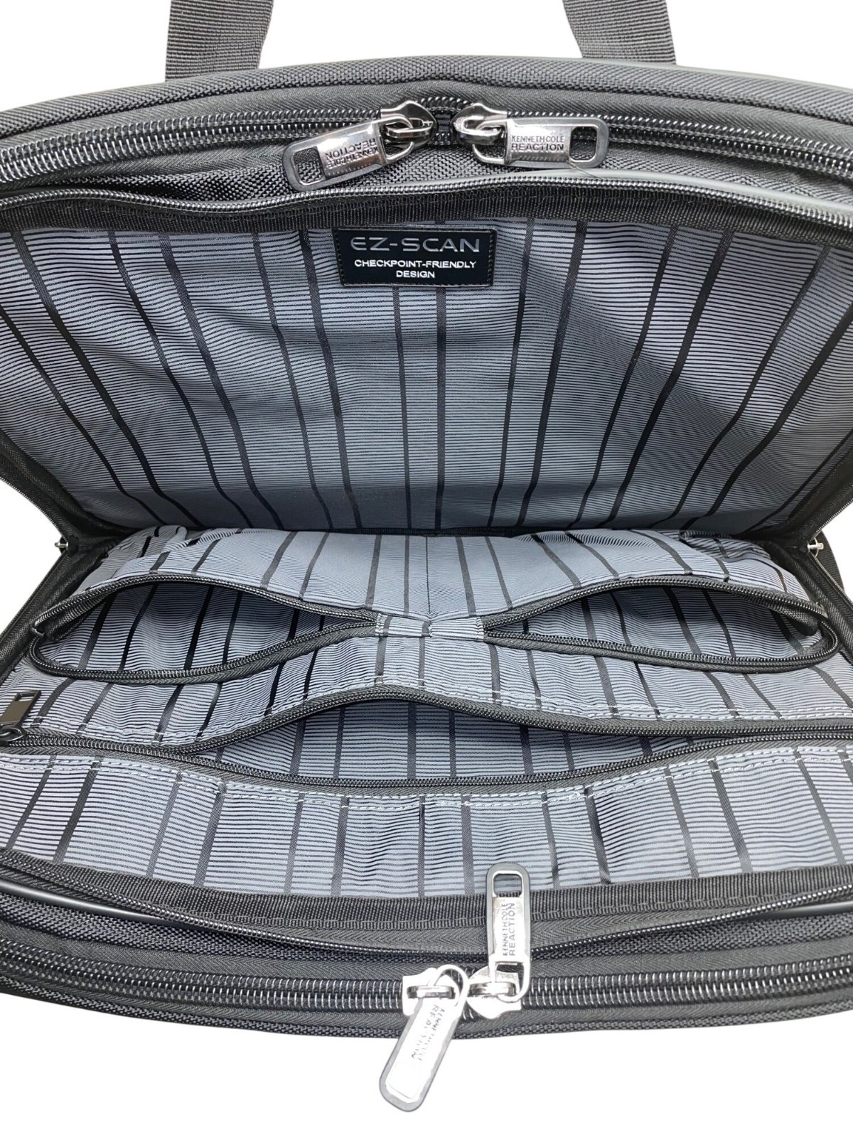 Kenneth Cole Reaction Men’s Black Nylon R-Tech 17.3” Laptop Business Case