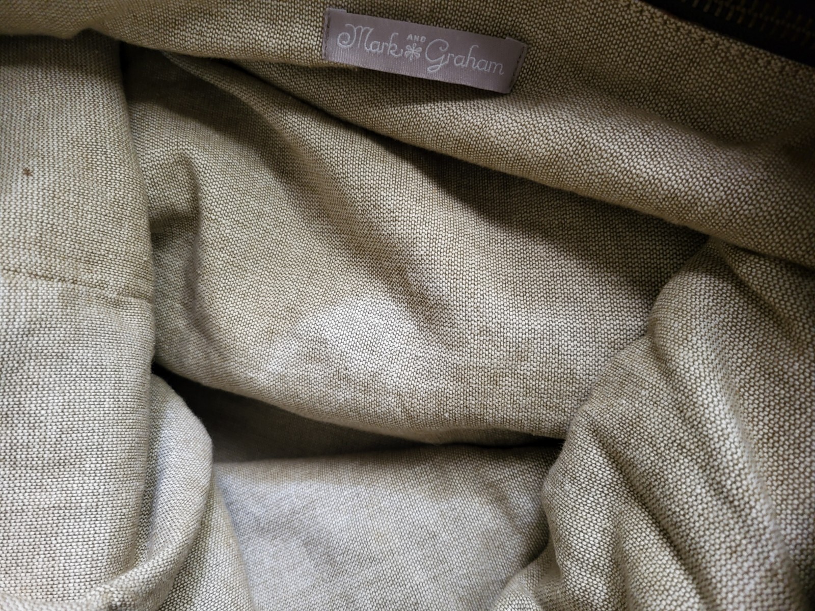 Mark &Graham Large Brown Suede Backpack. Condition Is Very Good.