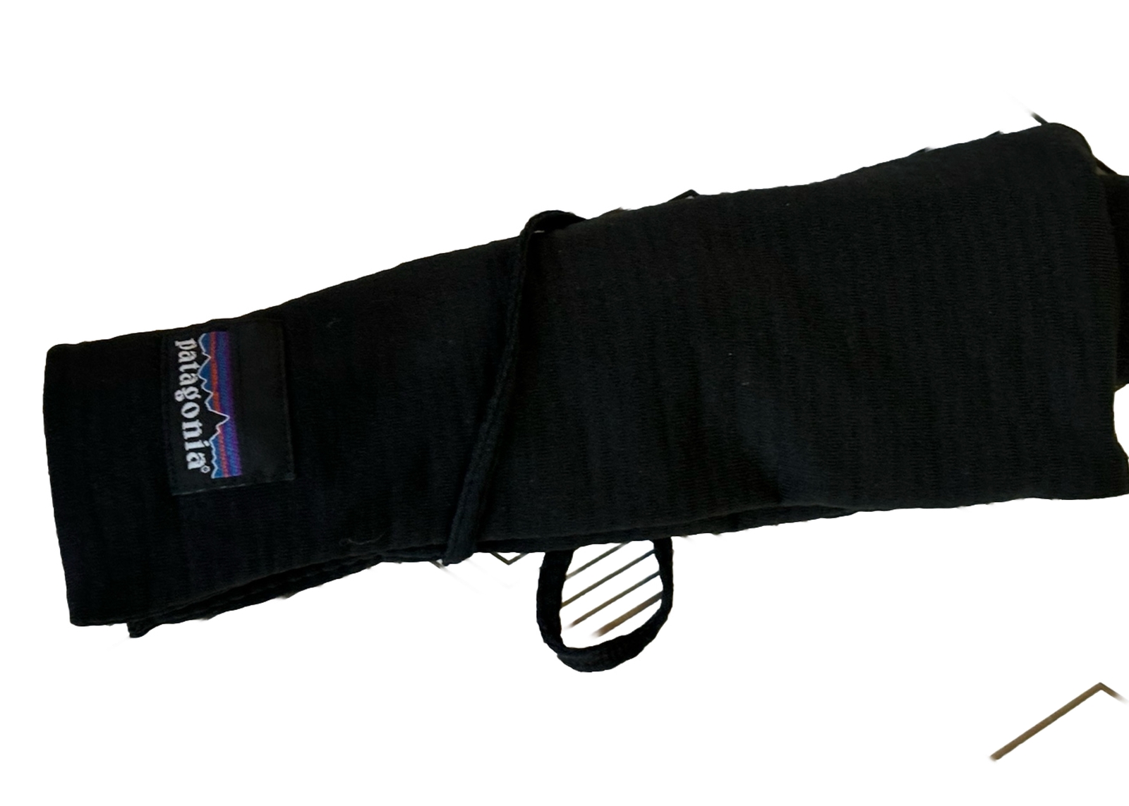 Patagonia Cotton Bag Storage Sack Tie Black 21×13 inches String Camping