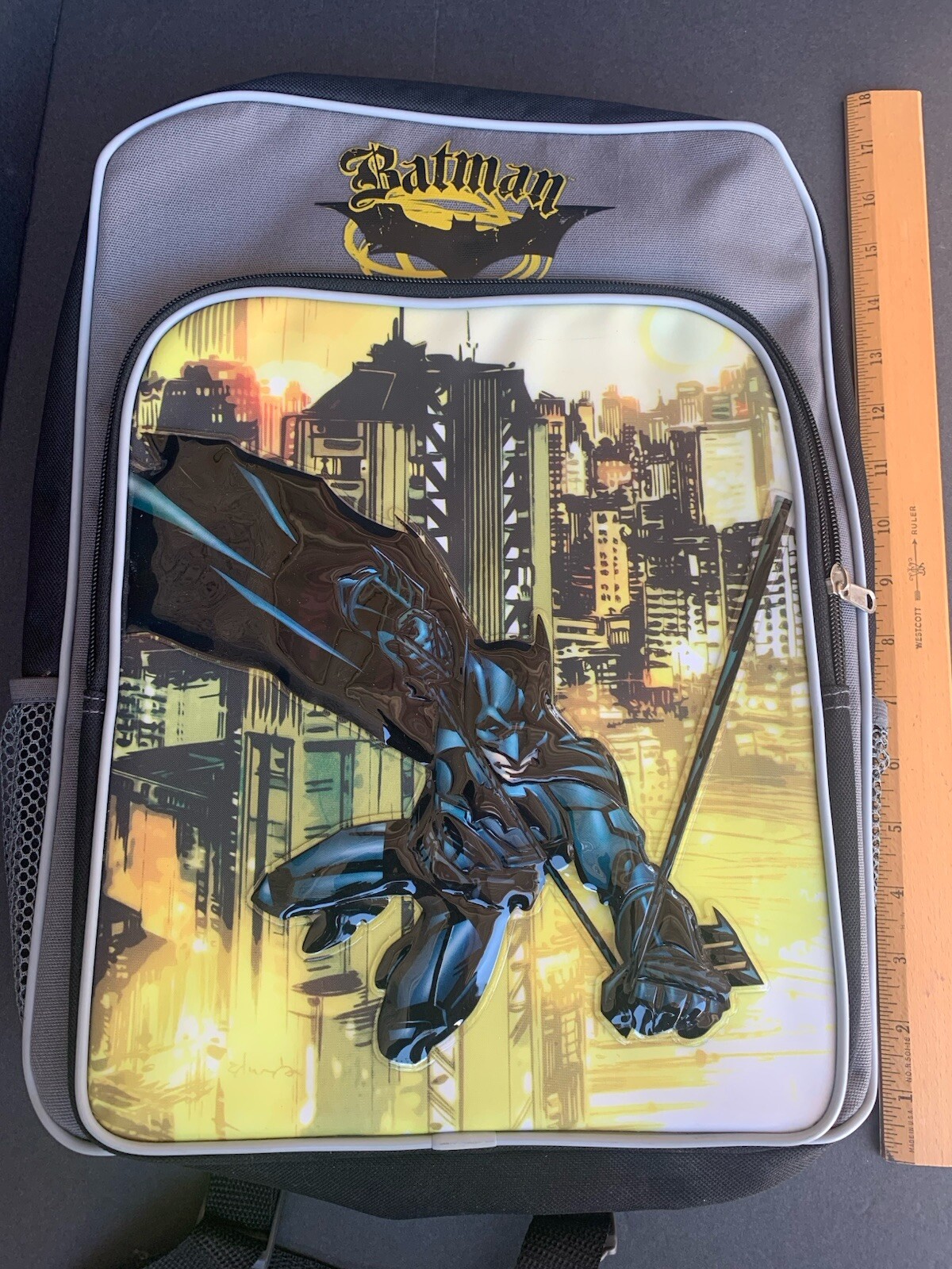 Vintage 2000’ Batman Begins Backpack Rare DC Comics Excellent Condition (SEC I)
