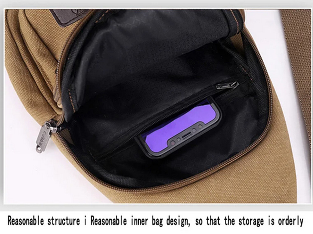 Large Capacity Chest Sling Shoulder Crossbody Backpacks Sports Outdoor for Men