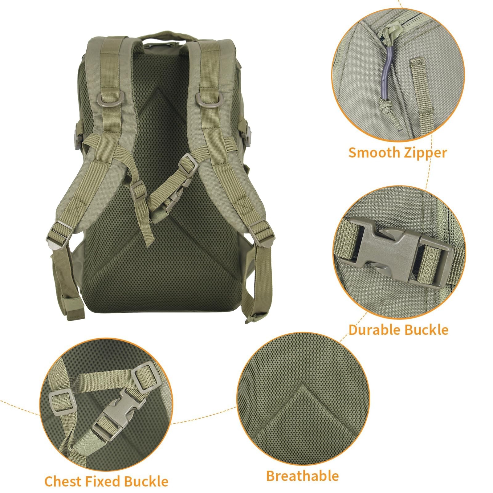 Small Tactical Backpack Military Daypack 12L Molle Bag Rucksack Army Daypack …