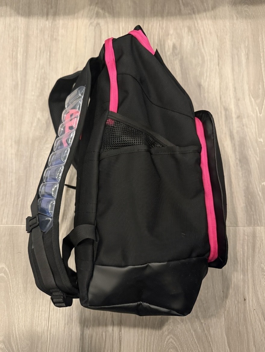 Nike Elite Pro Basketball Backpack Breast Cancer Awareness BA6164-011 Black Pink
