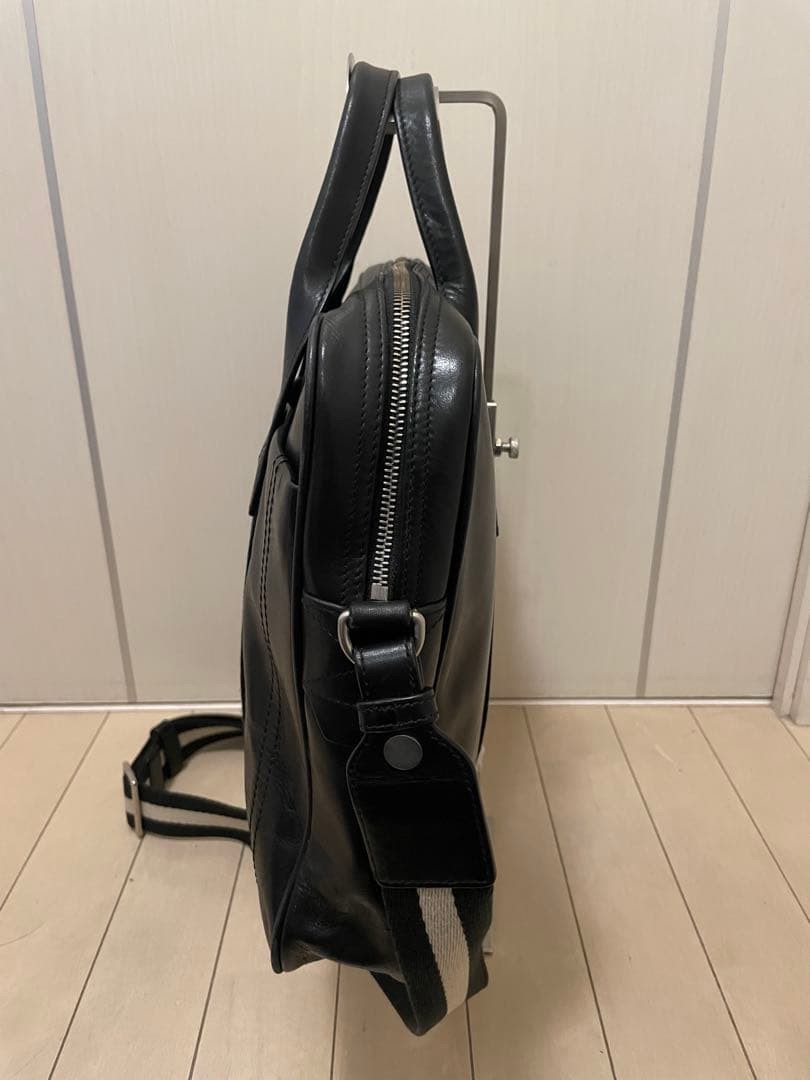 Bally Men’s Briefcase TRAINSPOTTING TEDAL-MD Black Leather Bag 30x36x6.5cm
