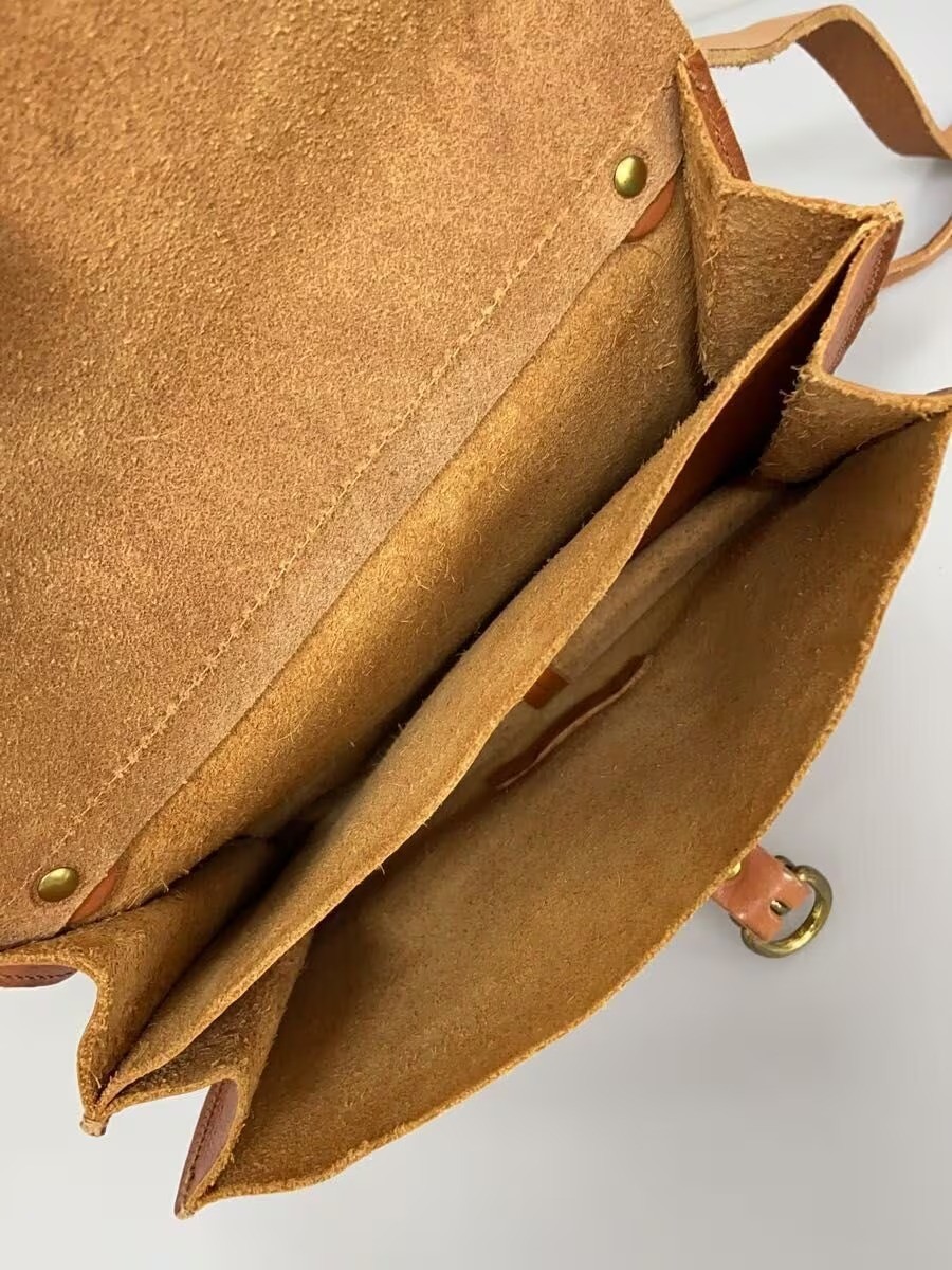IL BISONTE Shoulder bag Brown Leather unisex Messenger bag Vintage look