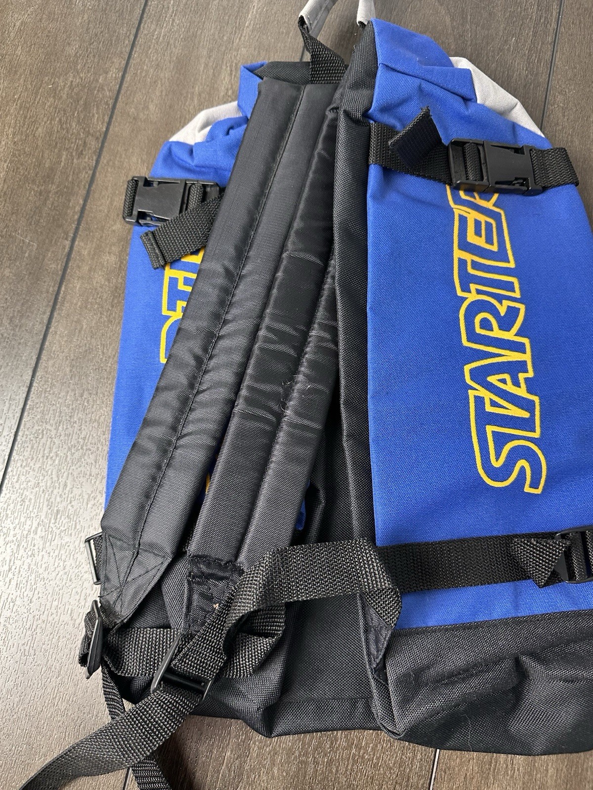 Vintage 90s Starter Backpack Blue NEW with tags School Bag Books