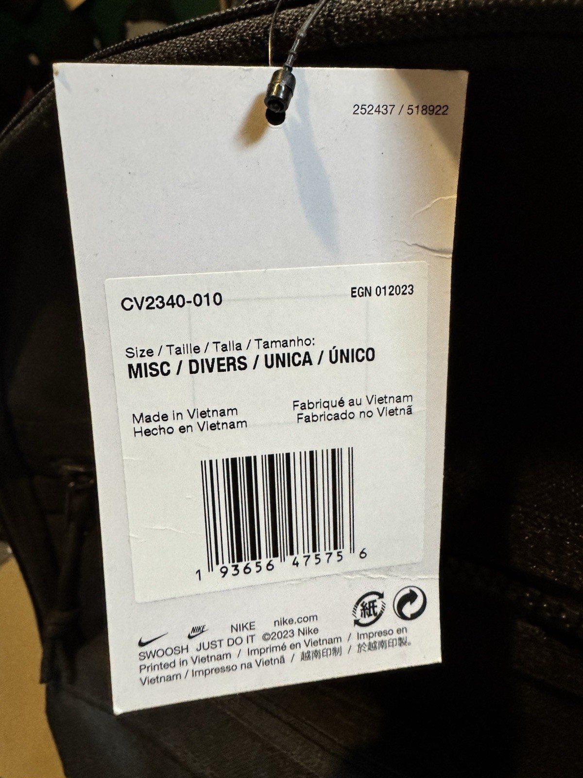 NWT Nike Utility Power Backpack Custom 🔥RIP CITY logo Trailblazers Blk On Blk