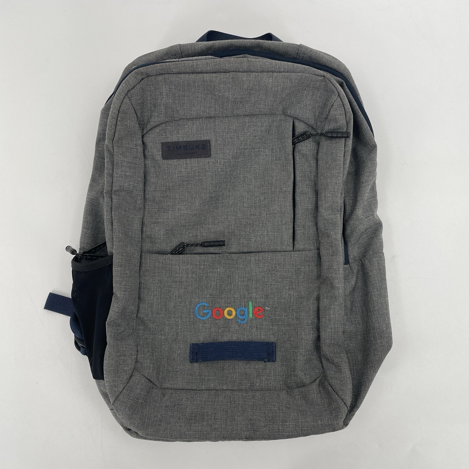 Timbuk2 Google Parkside Backpack in Gray – Laptop Sleeve -Google Logo Embroidery