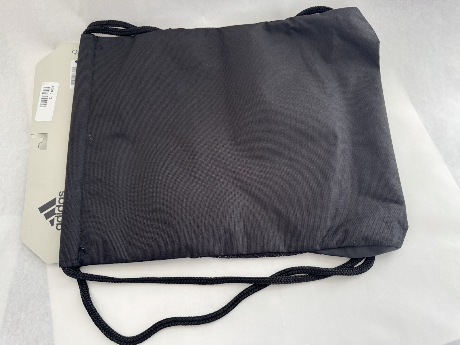 Adidas Alliance II Sackpack Black Drawstring Gym Bag Lightweight Travel