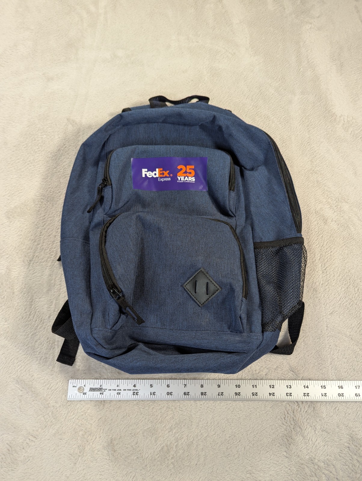 FedEx Express Backpack 25 Years Purple Celebration Blue NEW