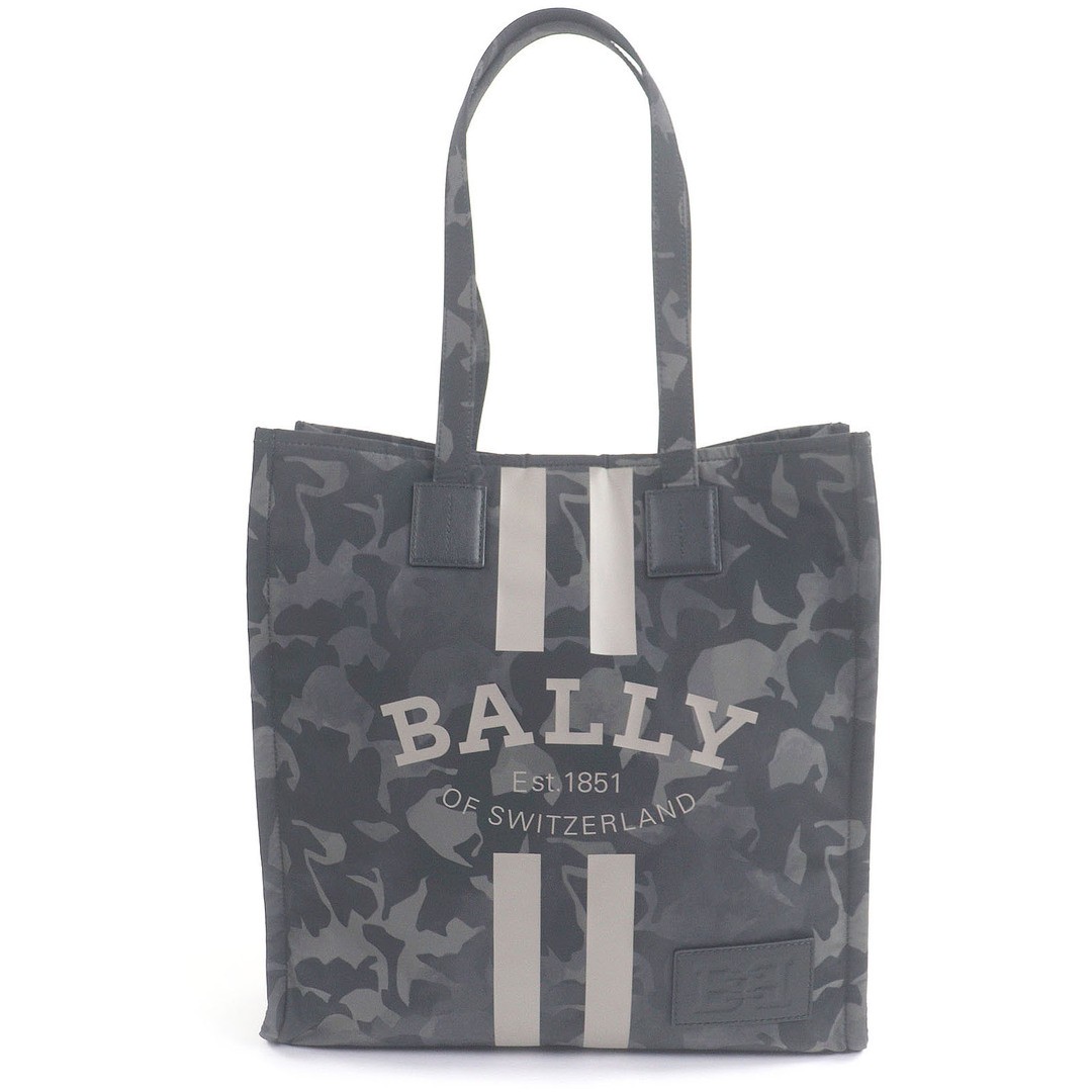 BALLY CRYSTALIA Camouflage Tote Bag Designer Khaki with Dustbag 37x35x6.5cm