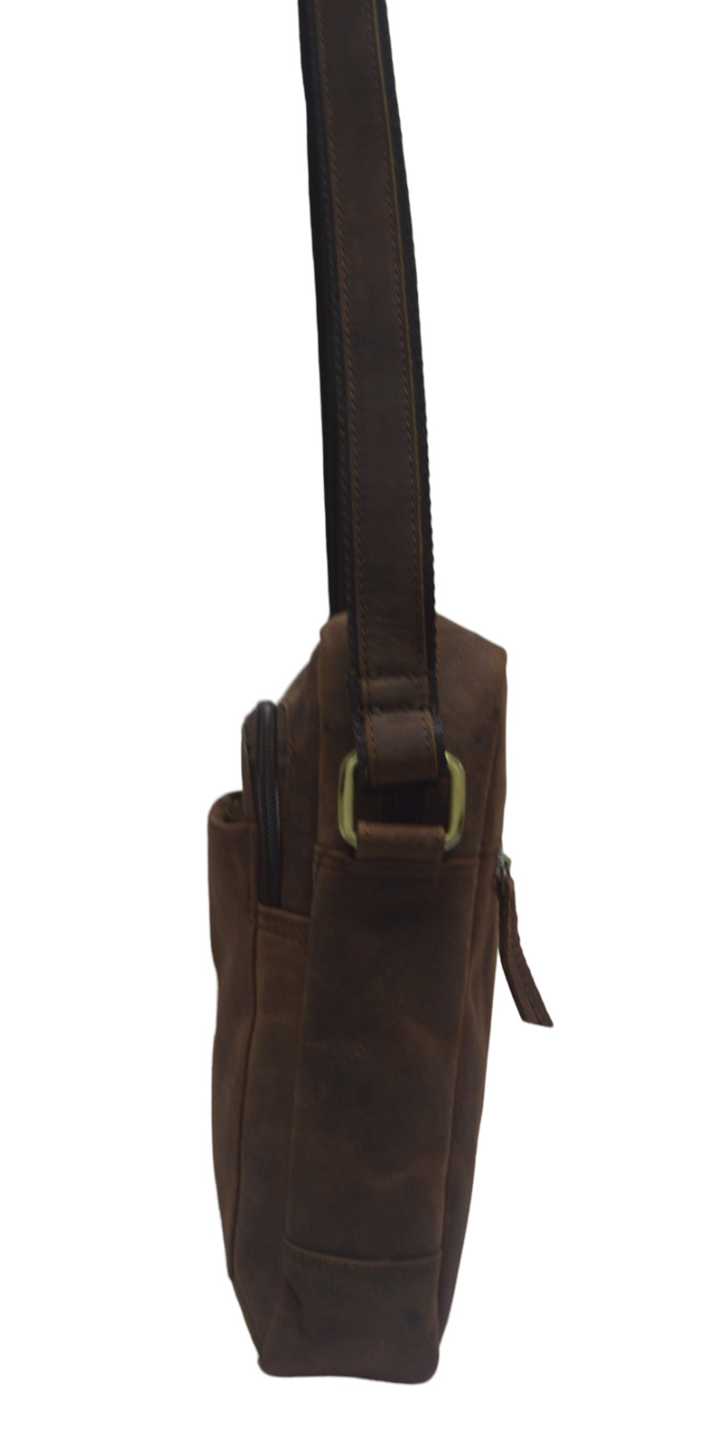 Quality Full Grain Hunter Leather Shoulder / Crossbody Bag. Style:51018