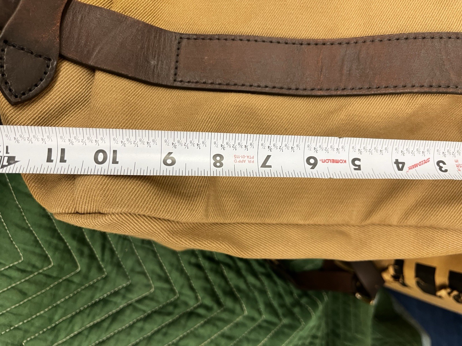 Filson Rugged Twill Large Duffle Bag 29x14x12″ Tan Heavy Canvas Waxed