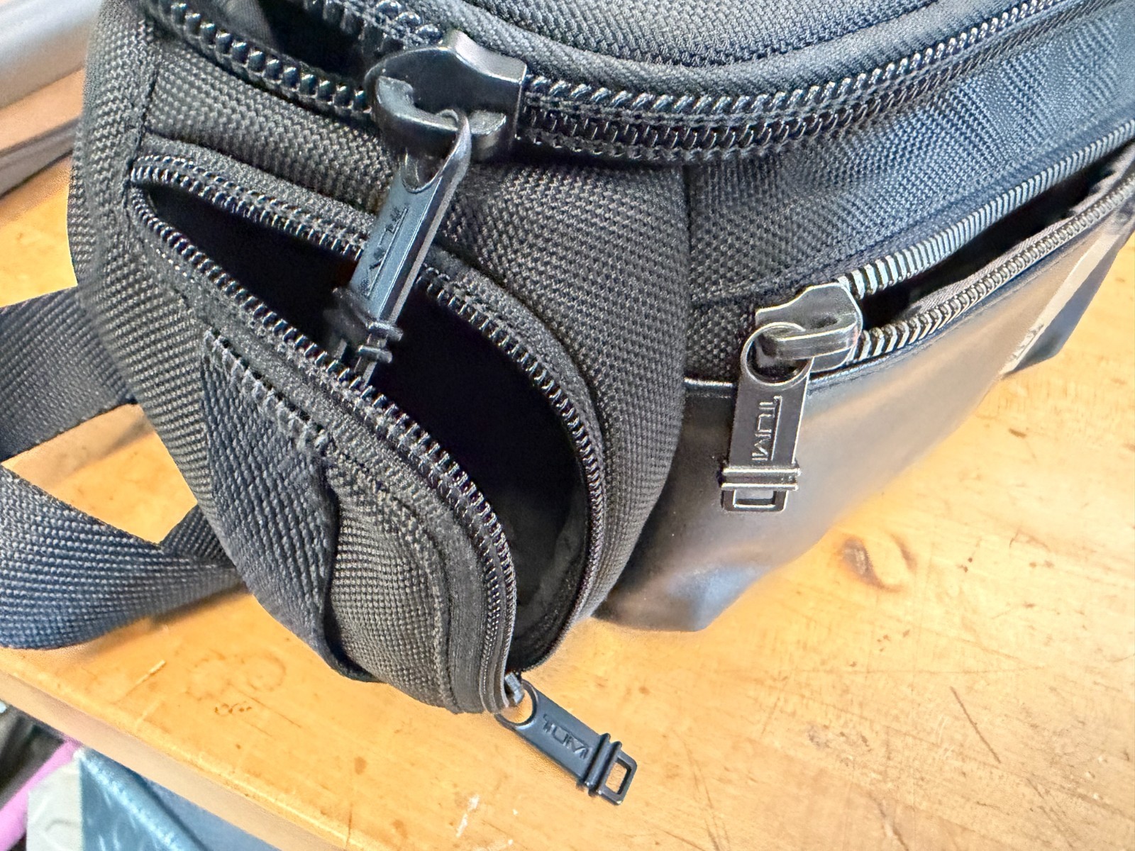 Tumi Alpha Bravo Kelley Chest Pack Sling Bag Black