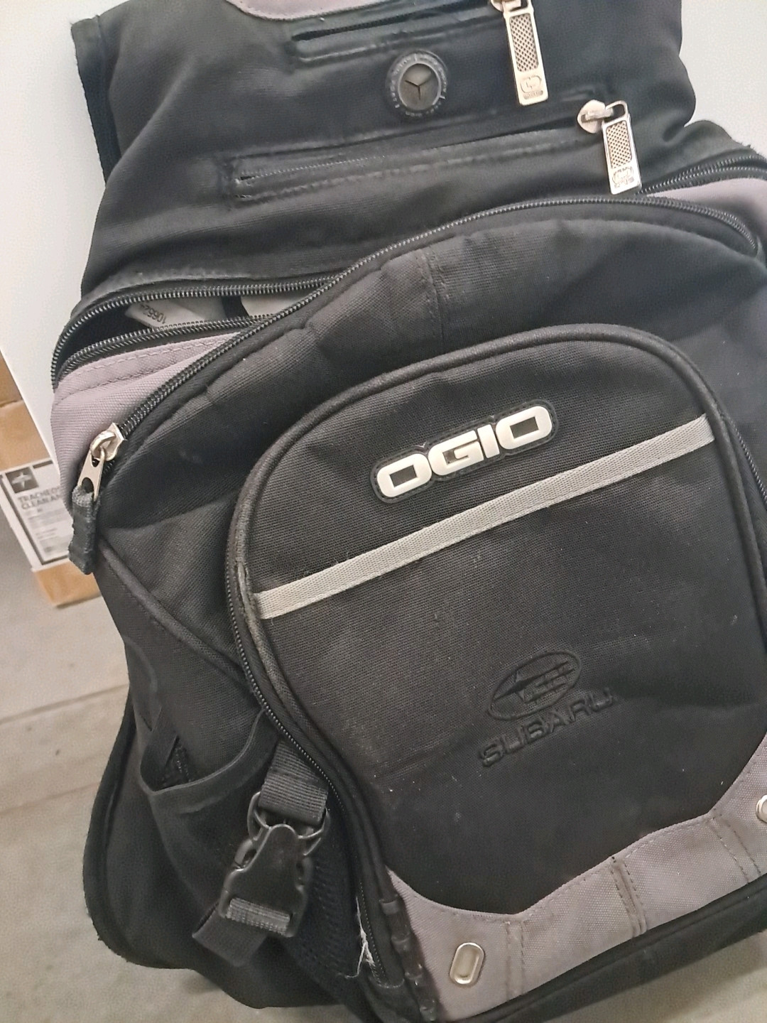 OGIO Tech Specs Metro Street SUBARU Backpack Bag Black Technical LAPTOP Holder