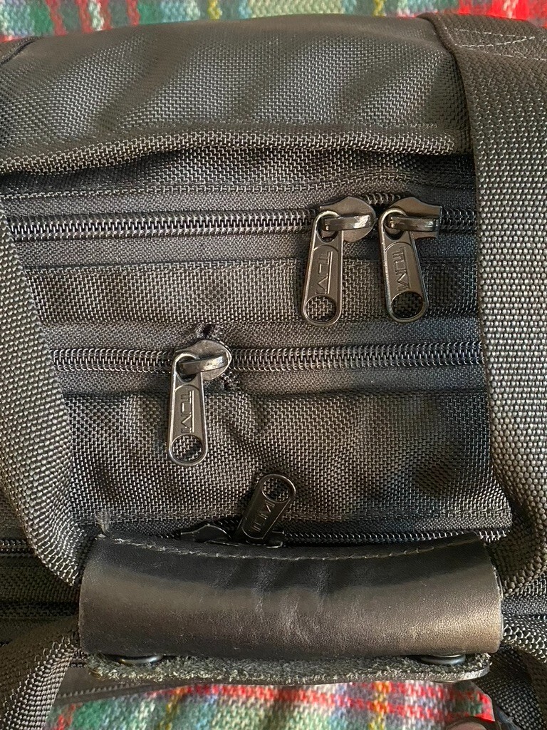 TUMI Alpha Medium Duffel Bag Weekender Carry-On Luggage Ballistic Expandable