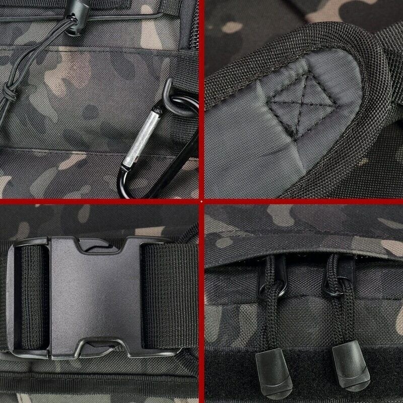 60L Tactical Backpack Men Hiking Military Climbing Outdoor Waterproof Travel Bag