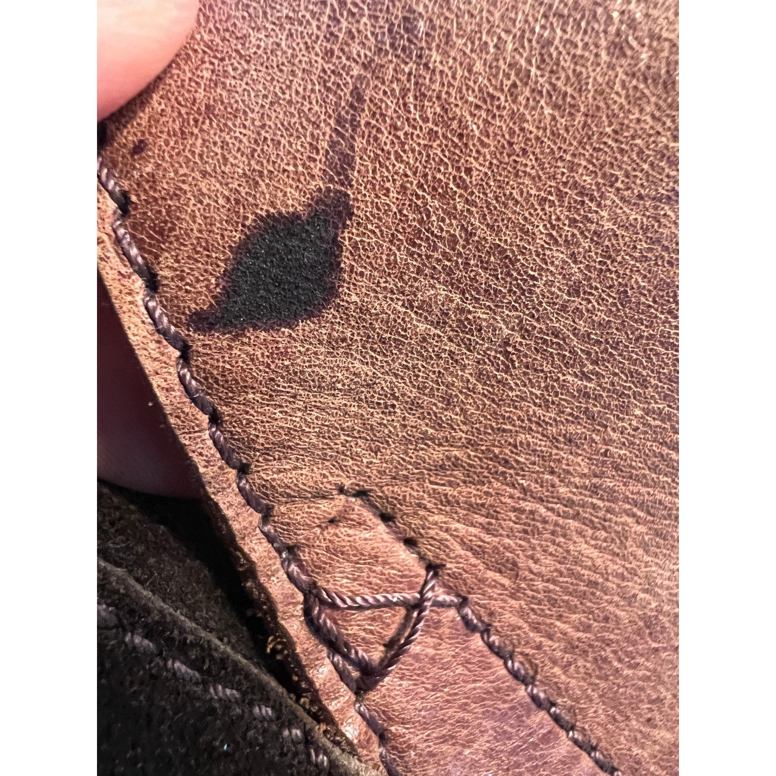 Jack Spade Suede Leather Large Messenger Bag Chocolate Brown