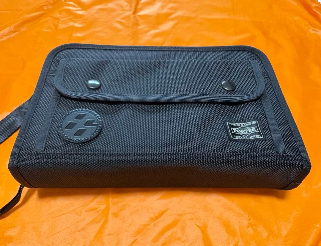 Porter Toyota 86 Yoshida Bag Tool Clutch Black Men Rare yoshida kaban Model Limi