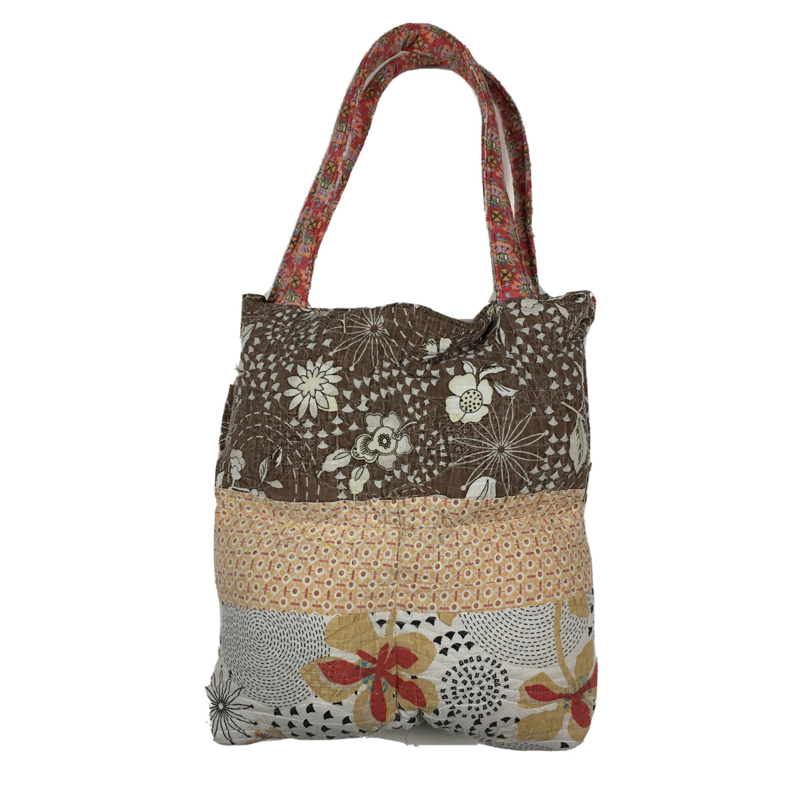 Reworked Quilt Puffer Tote Bag