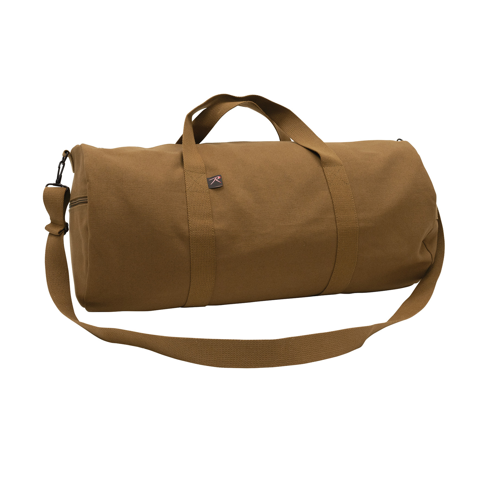 19 Inch Canvas Shoulder Duffle Bag In Work Brown – Heavyweight Travel Bag
