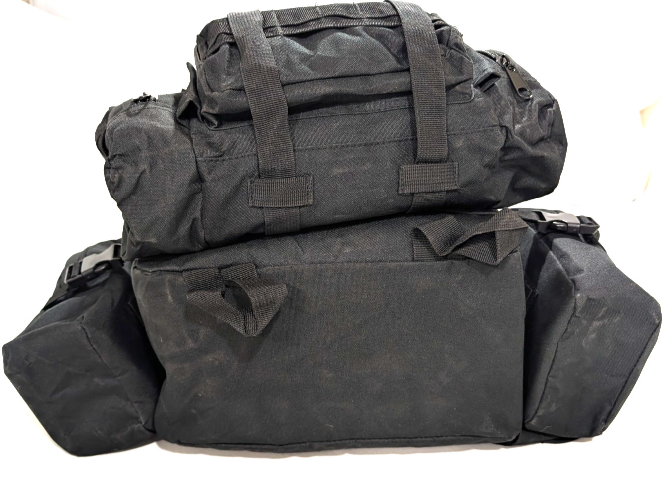 Large Bug Out Tactical Gear Bag Backpack Waist Belt Carry-on Removable Pouches