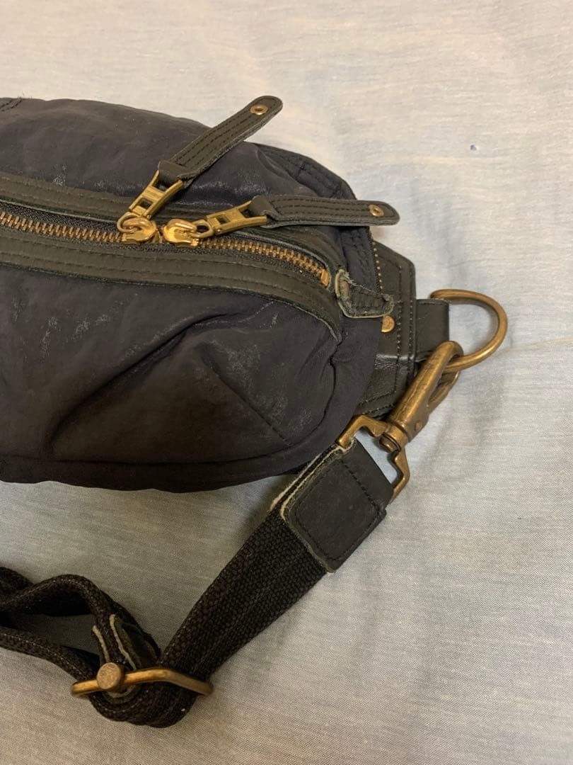 Masterpiece Black Shoulder Bag Body Pack 33cm x 15cm Adjustable Strap