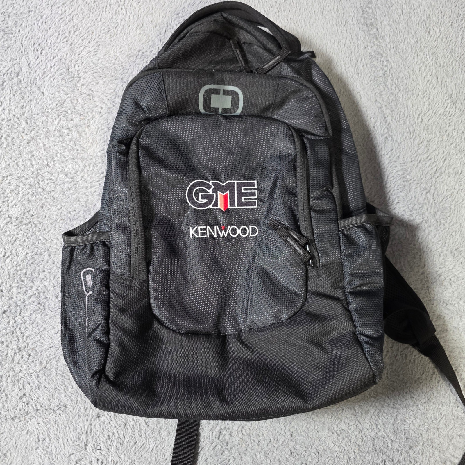 Ogio Laptop Backpack Black GME Kenwood Embroidered Tech Travel Bag