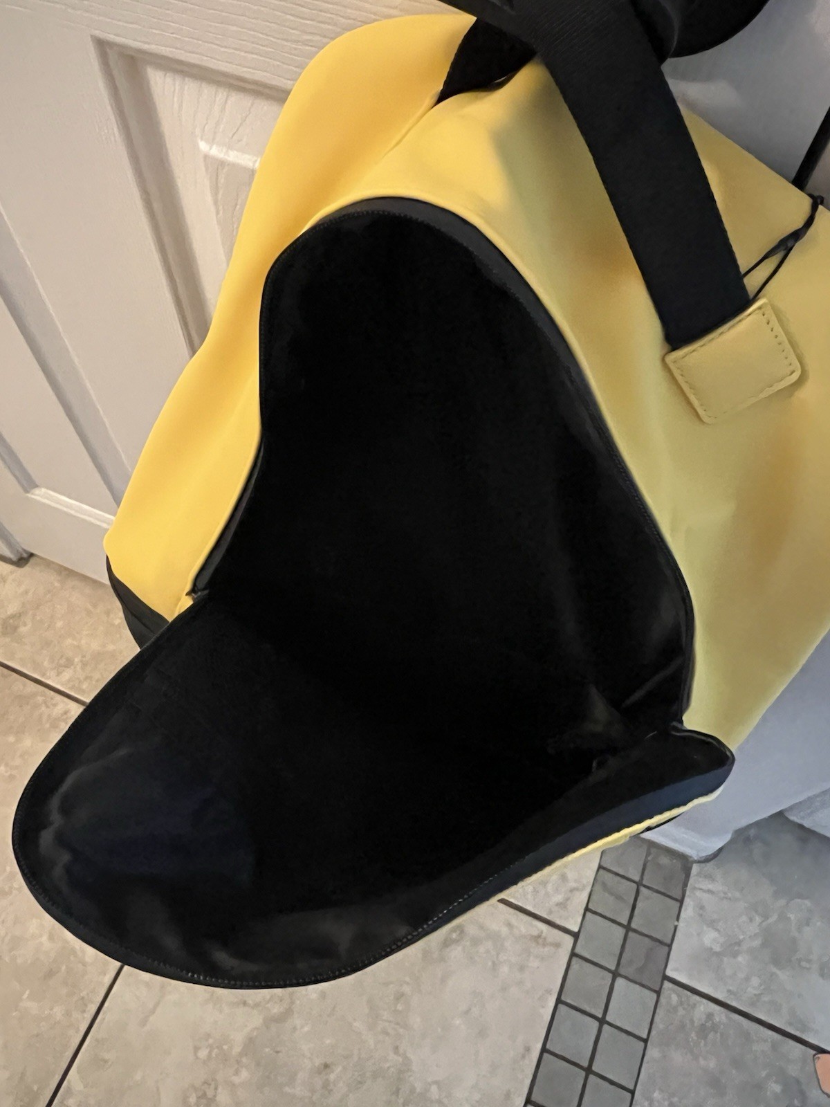 Atley James Bradshaw Collection Backpack Yellow Black NWT Water Resistant