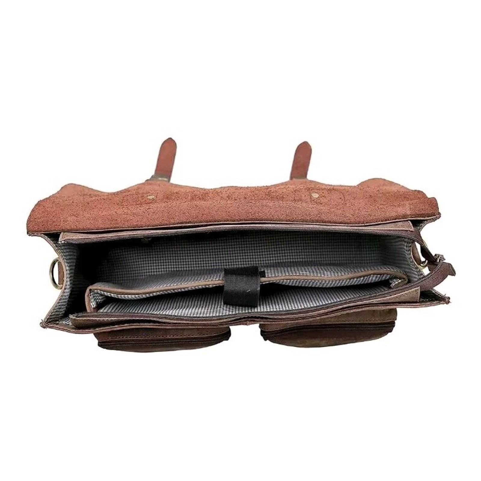 15″ Leather briefcases Laptop Messenger Bags for Men and Women Best Office Bag