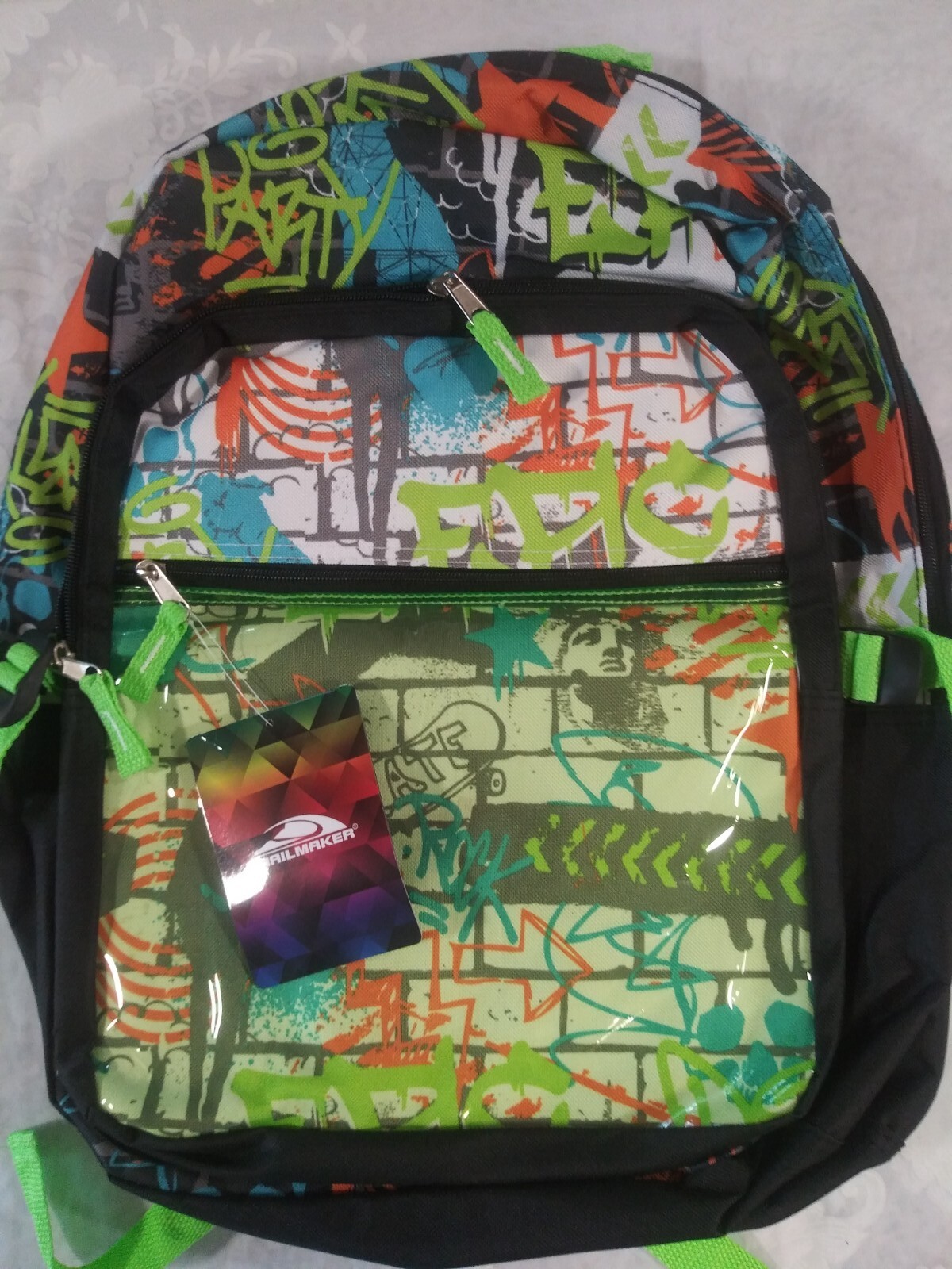 trailmaker grafitti backpack new! 17″ x 20″