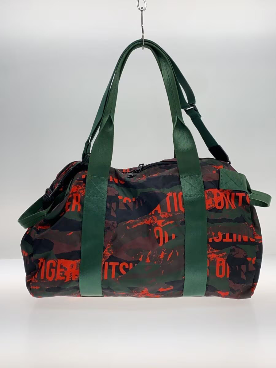 Onitsuka Tiger × ANDREA POMPILIO 2-way bag, polyester, green, all-over print, 31