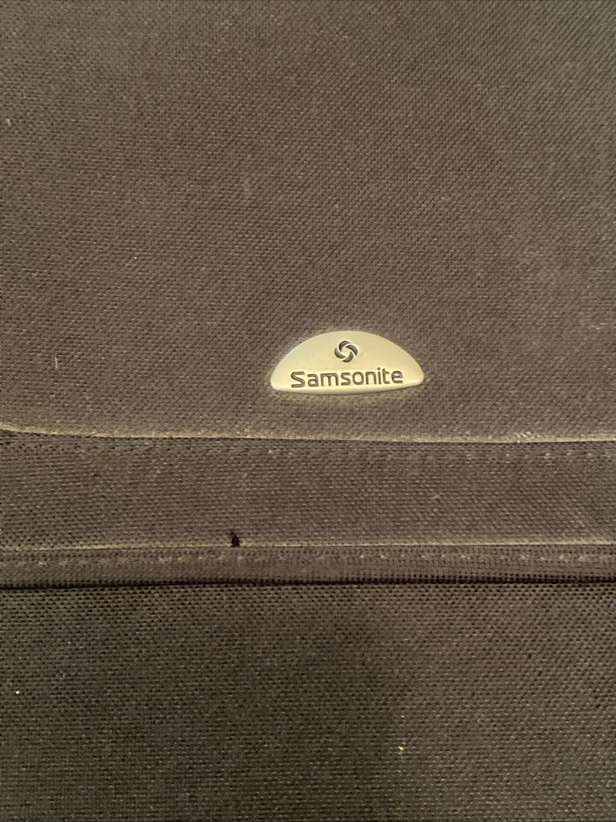 Samsonite Luggage Fabric Slim Briefcase Black Laptop Bag Case 17” X 13” X 4”
