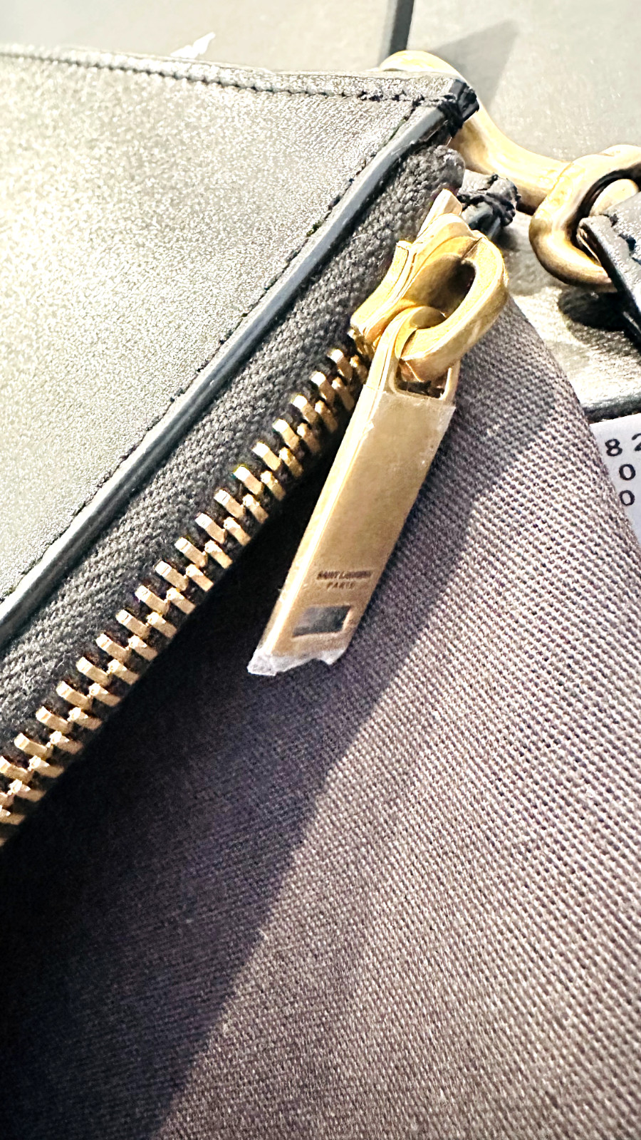 EXCELLENT & GIFTABLE! YSL Tiny Cassandre Zipped Tablet Holder Clutch