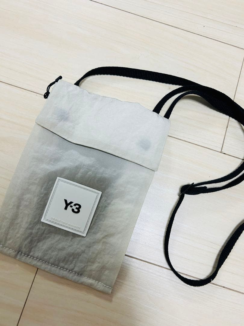 Y-3 Shoulder Bag White Ivory Minimalist Collaboration JPN Original Yohji Yamamot