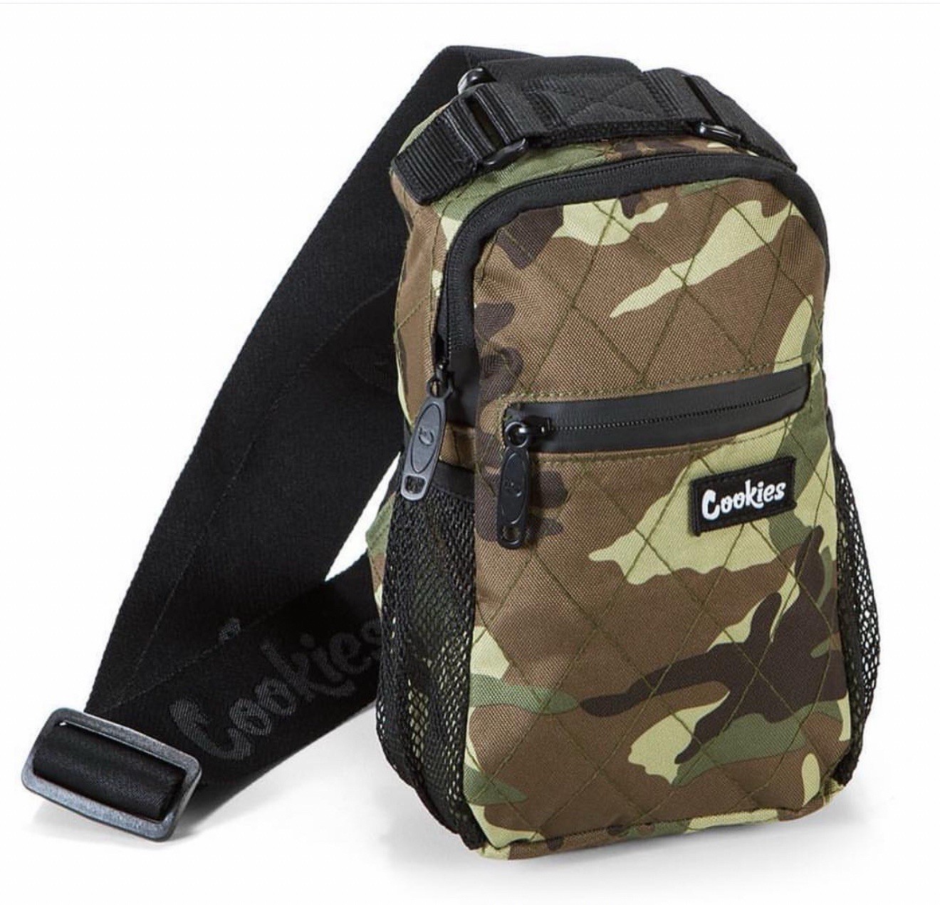 Cookies SF “Noah” Shoulder/Crossbody Bag Color: green camo NWT