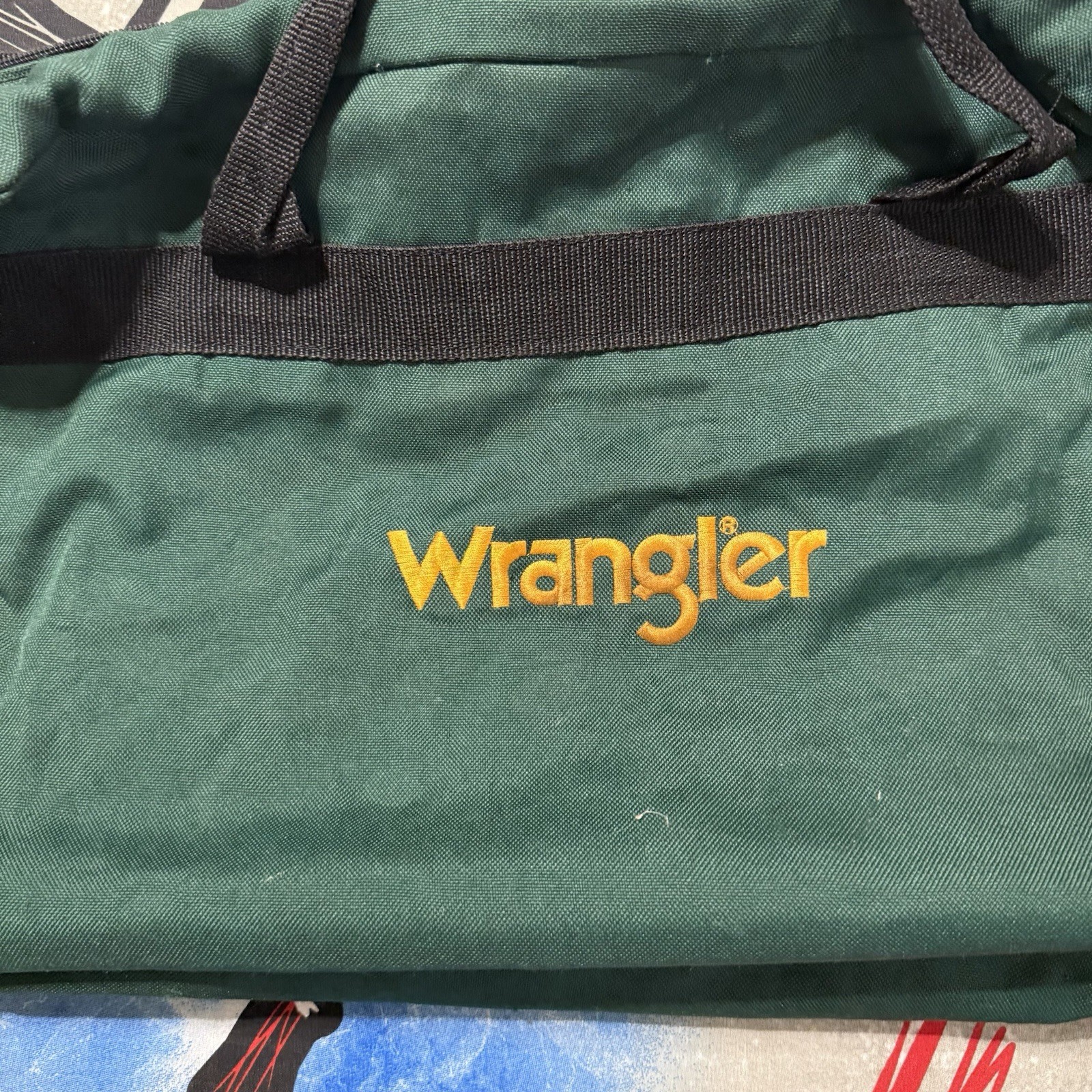 Wrangler Western Wear Bucks Bags Canvas Duffle Bag 7×18
