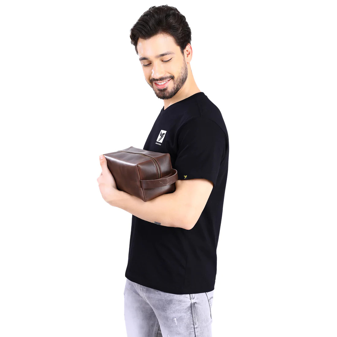 VELLAIRE Leather Toiletry Bag, Travel Toiletry Bag For Men, Men’s Toiletry Bag