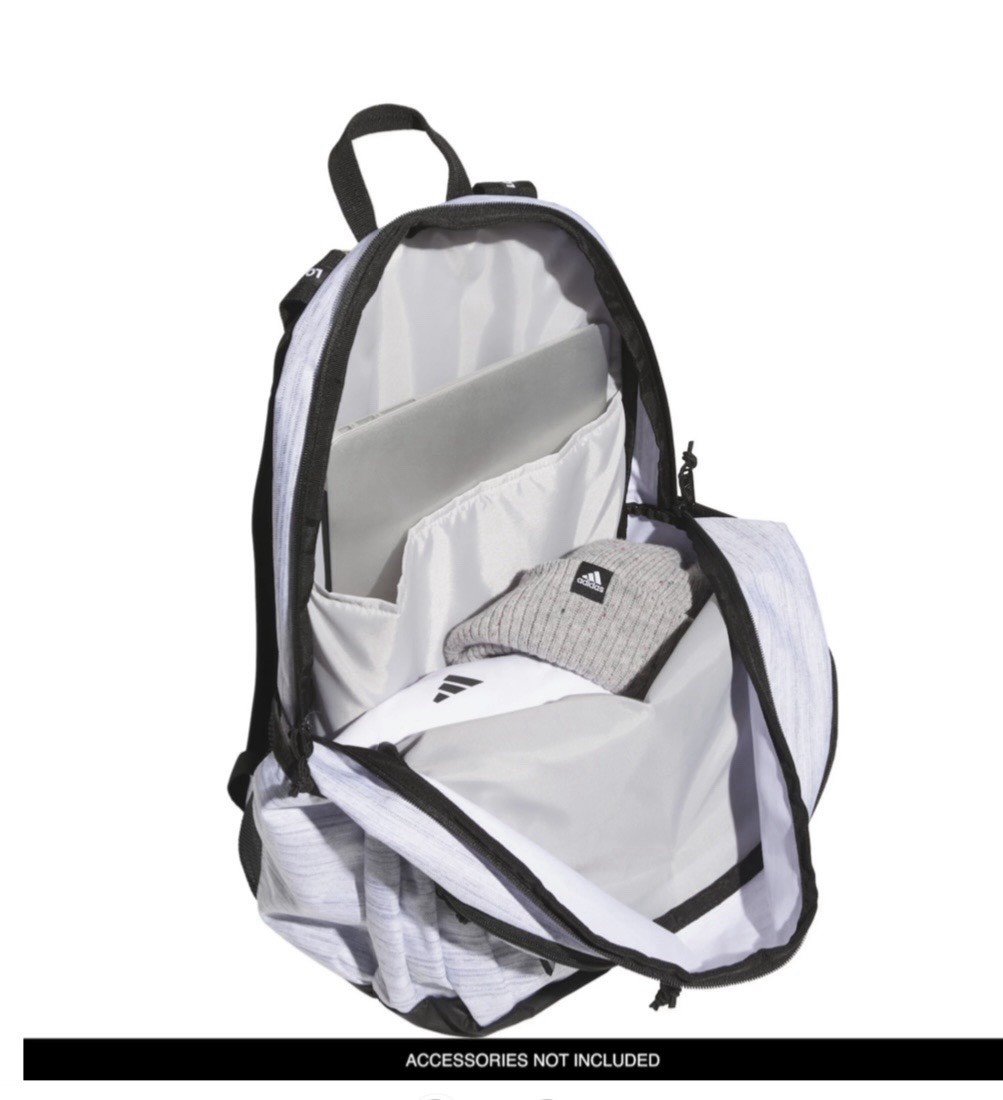 Adidas Prime 7 Backpack White/Black, Brand New, 🎁Great Price🎁