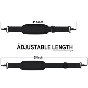 56 inch Shoulder Strap, Universal Adjustable Thick Soft Duffel Bag Shoulder