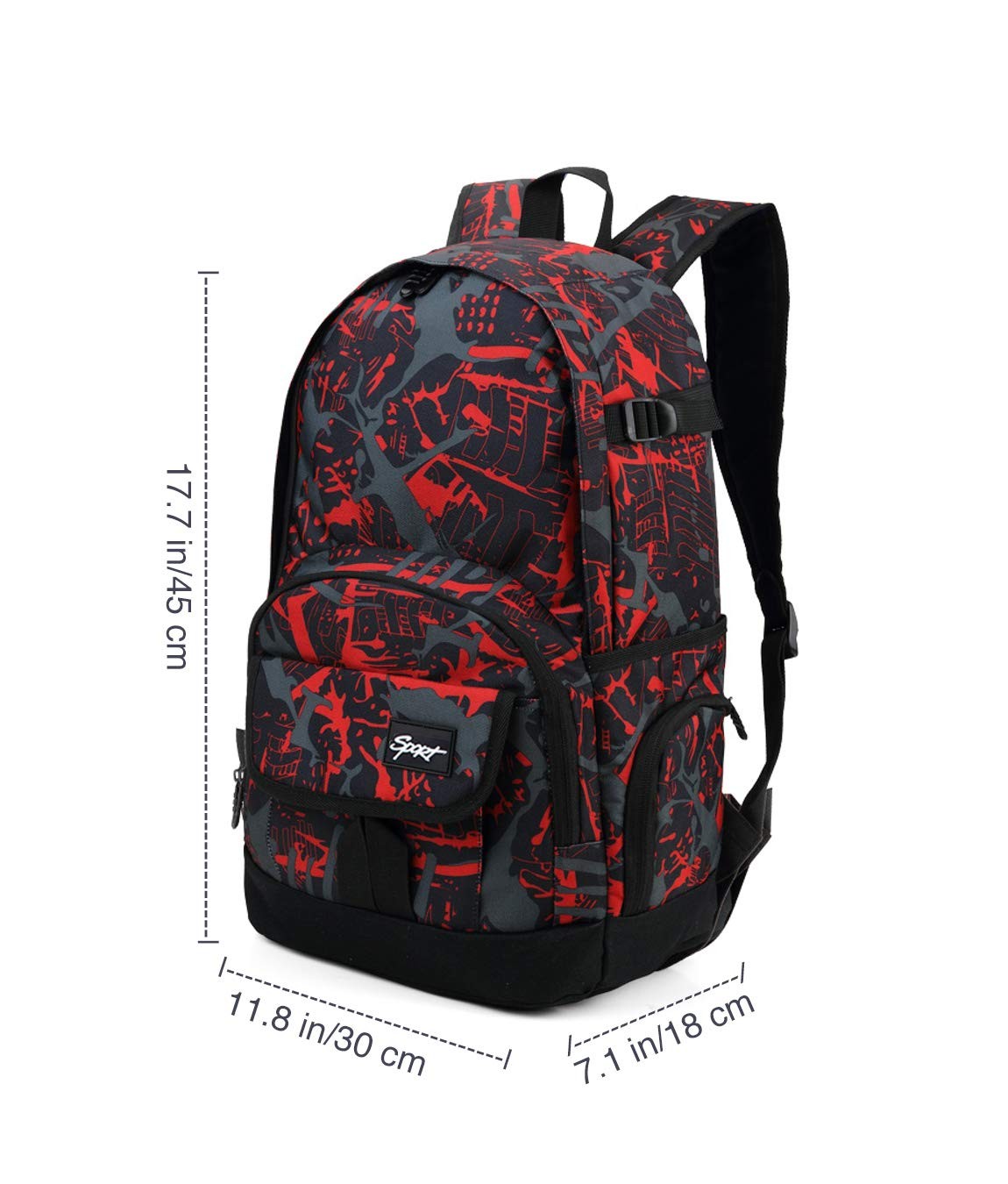School Backpack Travel Bag for Men & Women Lightweight College Back Pack with…