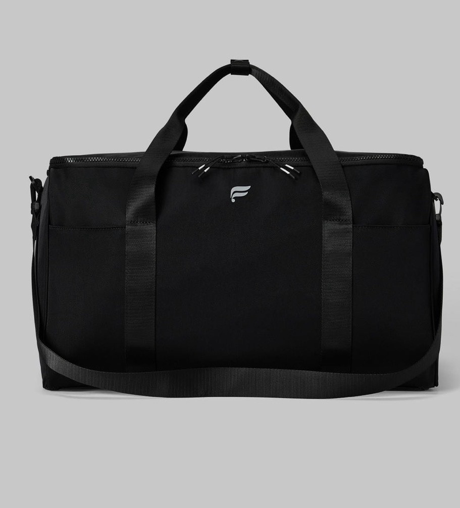 Fabletics Convertible Travel Bag in Black 34.5L 25cm x 48cm x 28cm