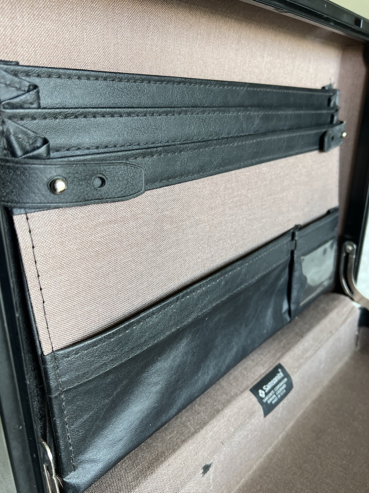Vintage Samsonite Brown Hard Shell Briefcase Combo Lock Expanding Folder 19×13”