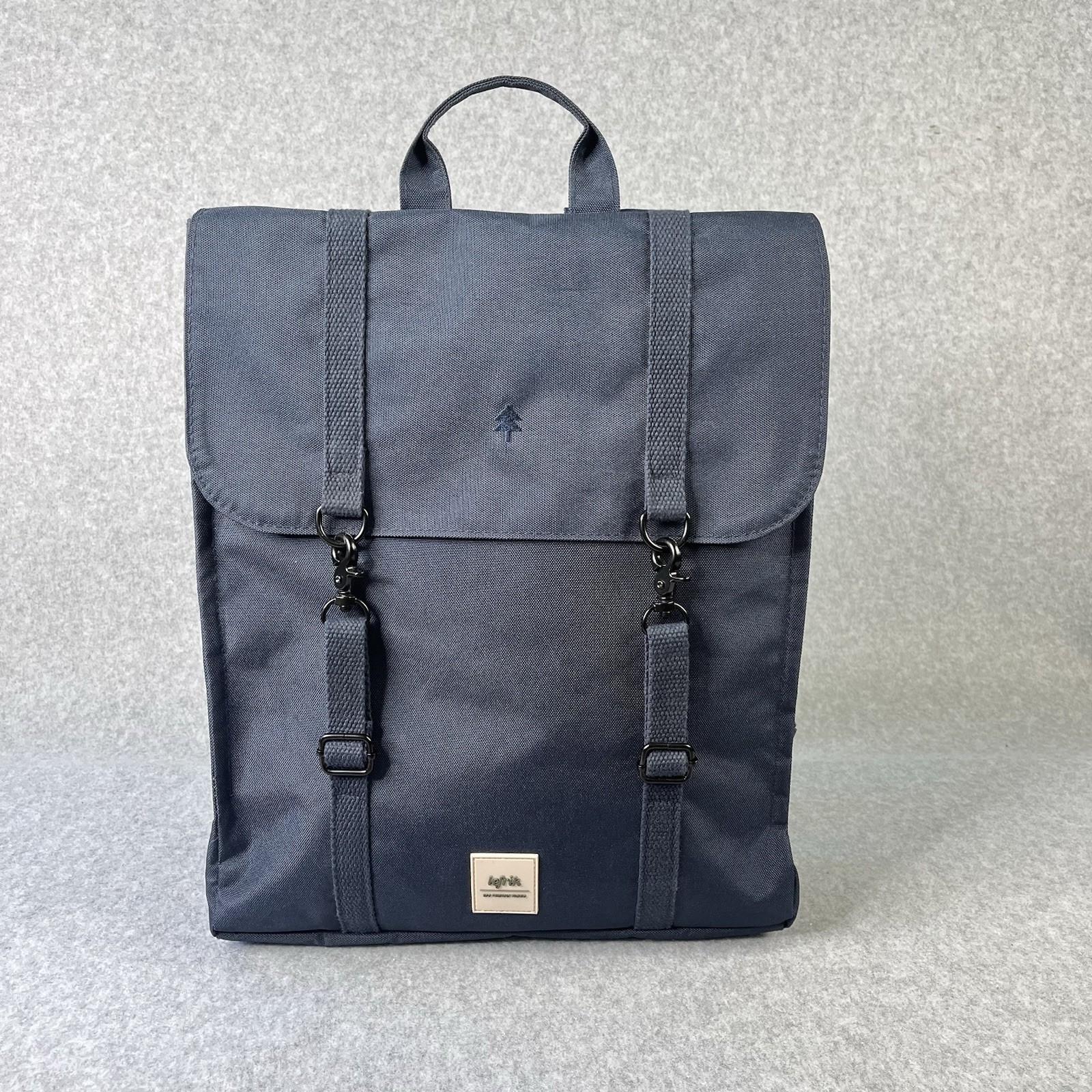 Lefrik Handy Backpack Navy Blue 15” Laptop Backpack Travel Daypack RPET
