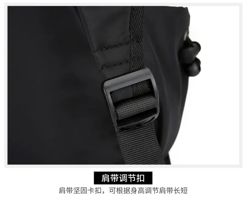 Mini Men’s Backpack Fashion Small Black Shoulder School Bag for Man Canvas